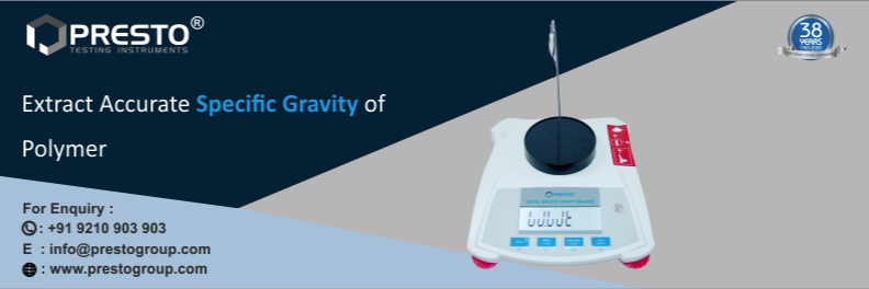 Extract Accurate Specific Gravity of Polymer